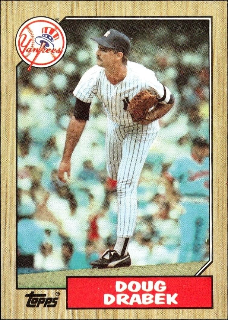 1987 Topps Doug Drabek #283 trading card