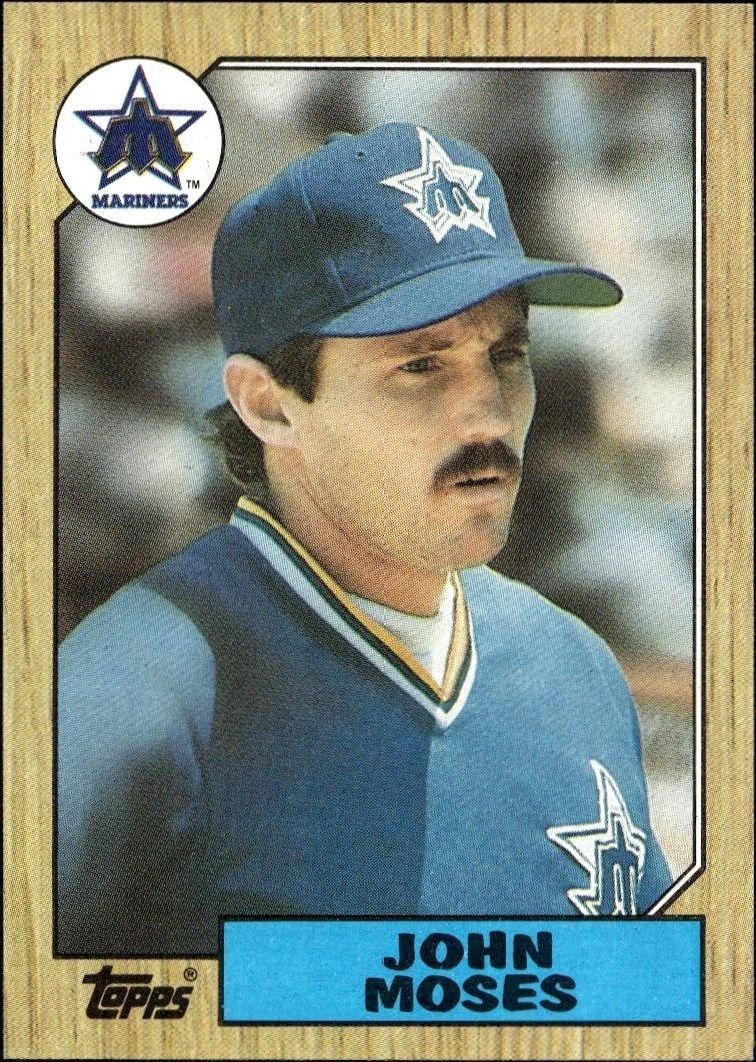 1987 Topps John Moses #284 trading card