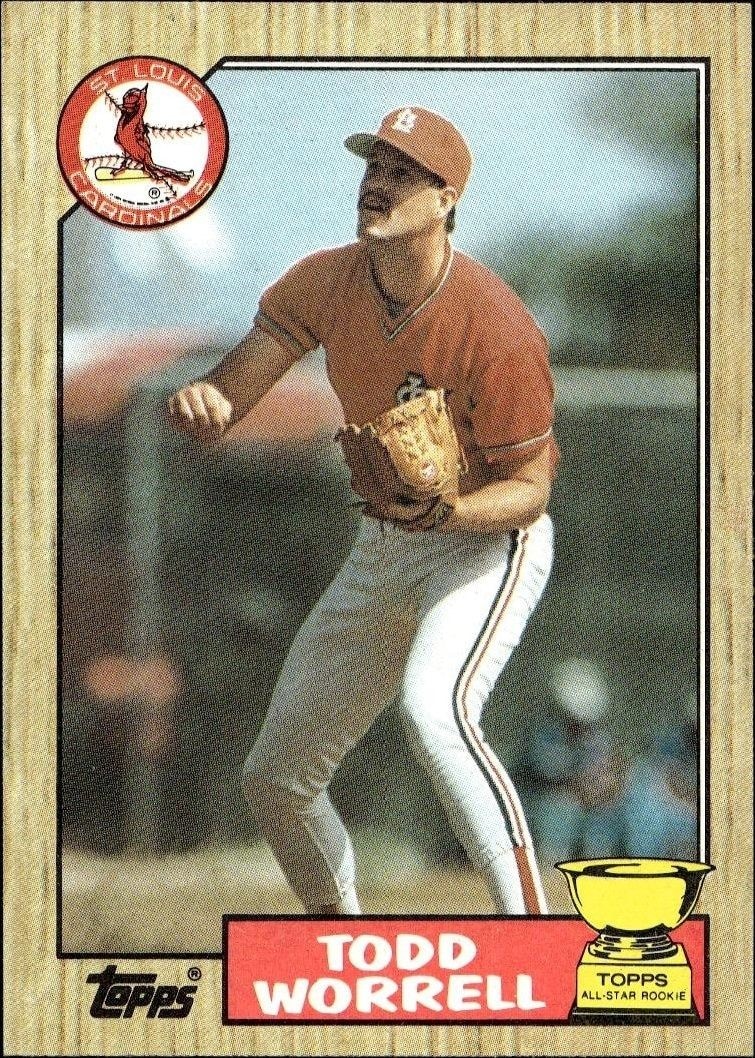 1987 Topps Todd Worrell #465 trading card