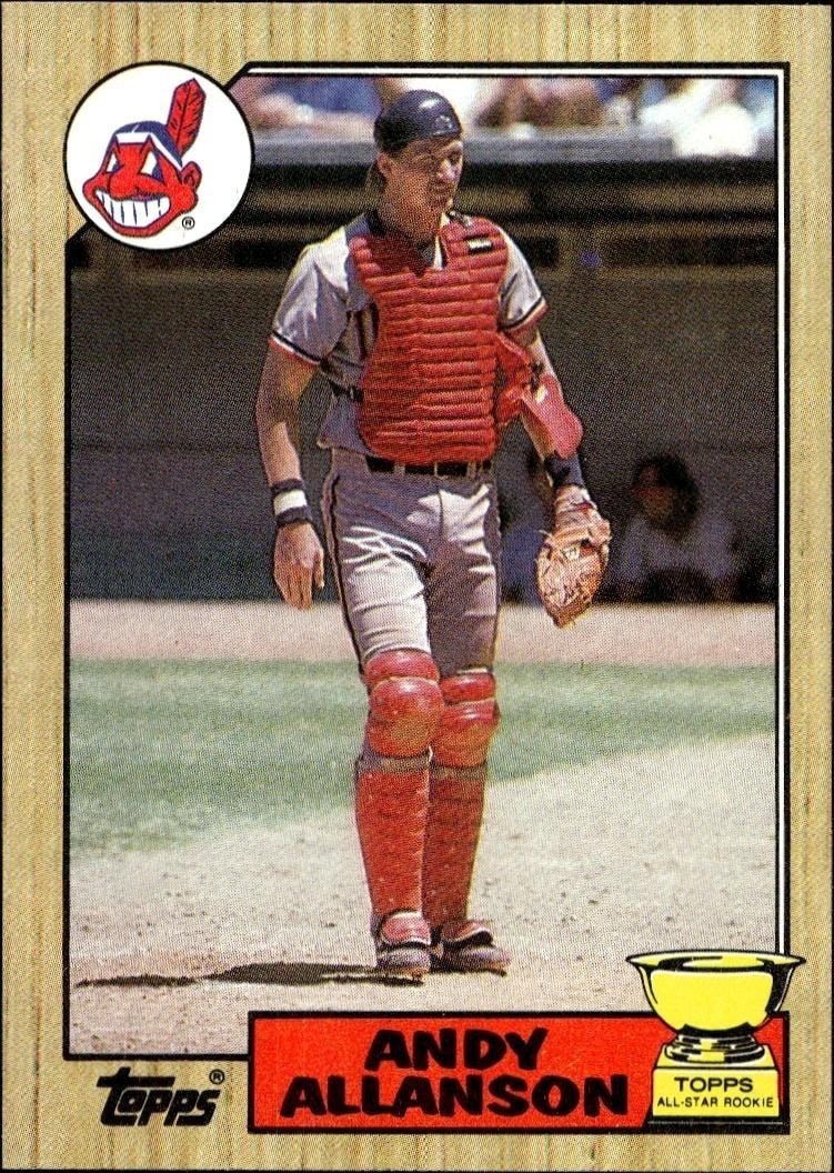 1987 Topps Andy Allanson #436 trading card