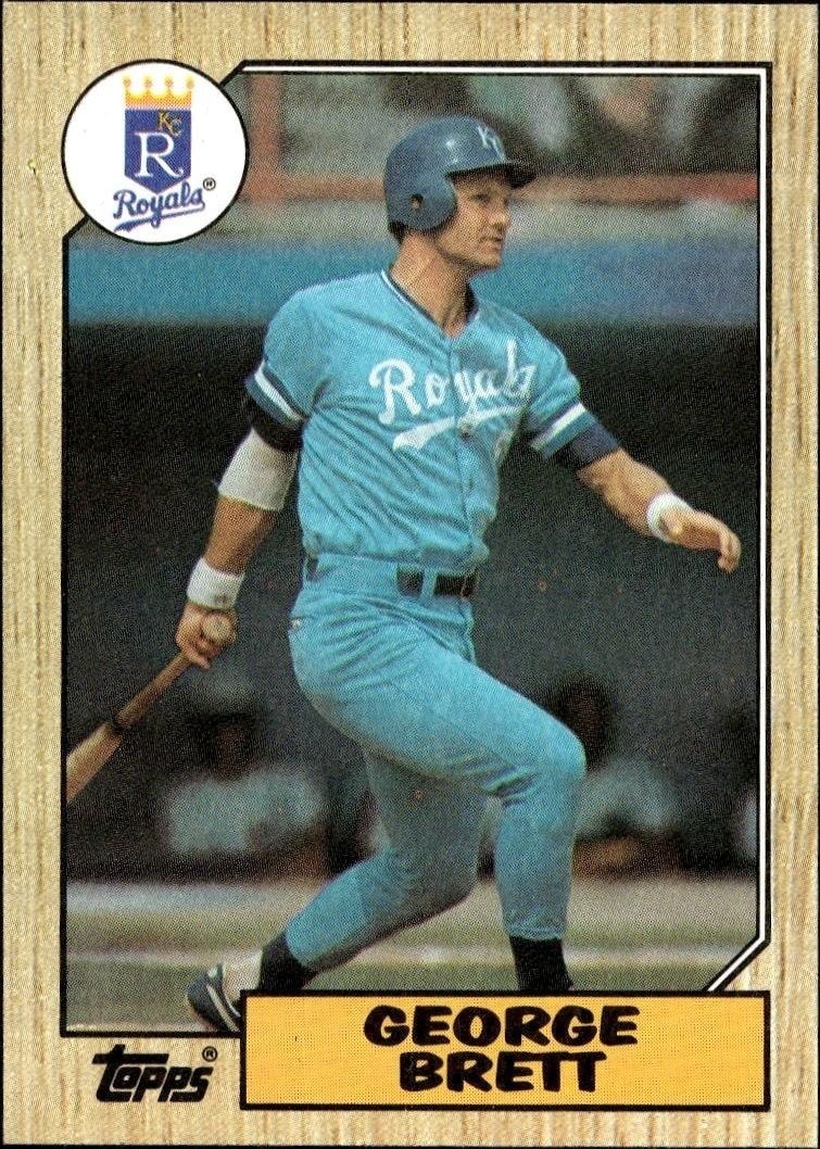 1987 Topps George Brett #400 trading card