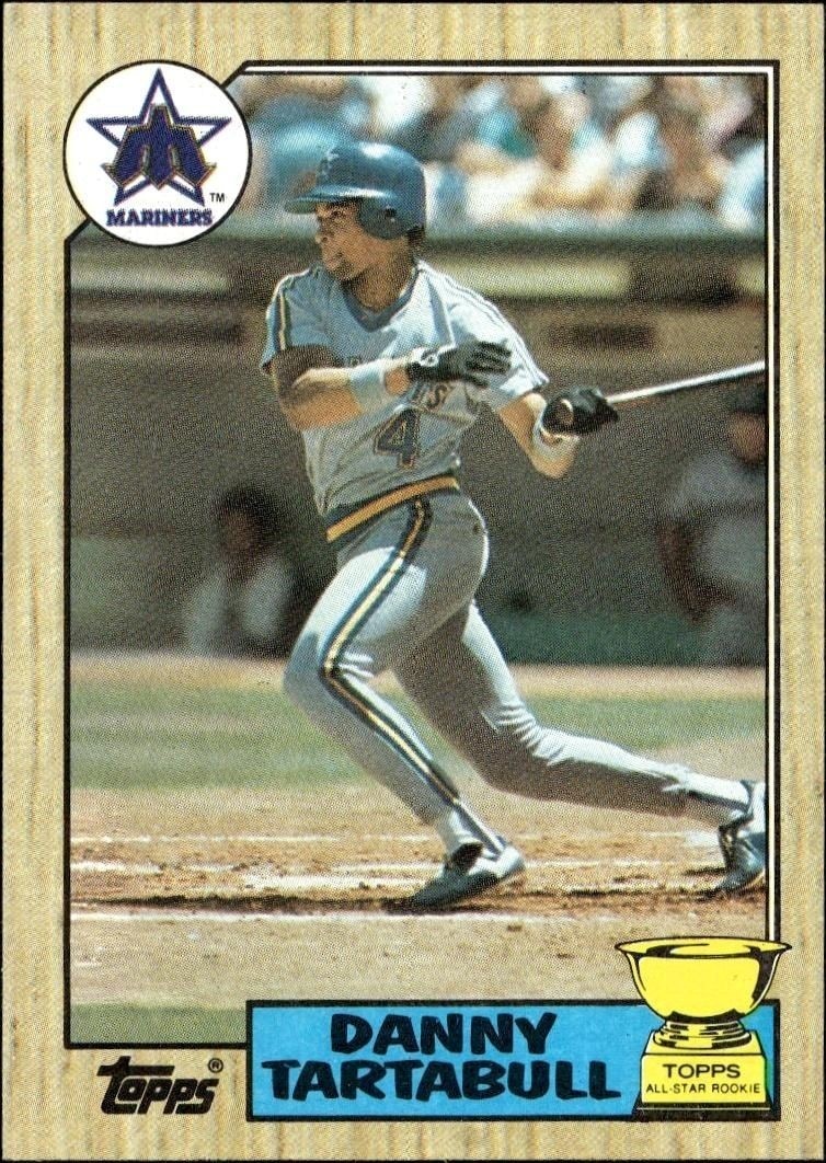 1987 Topps Danny Tartabull #476 trading card