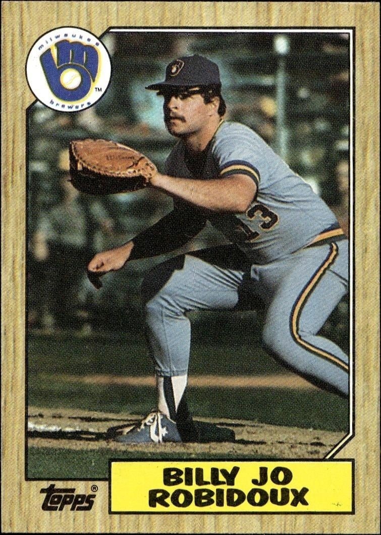 1987 Topps Billy Jo Robidoux #401 trading card
