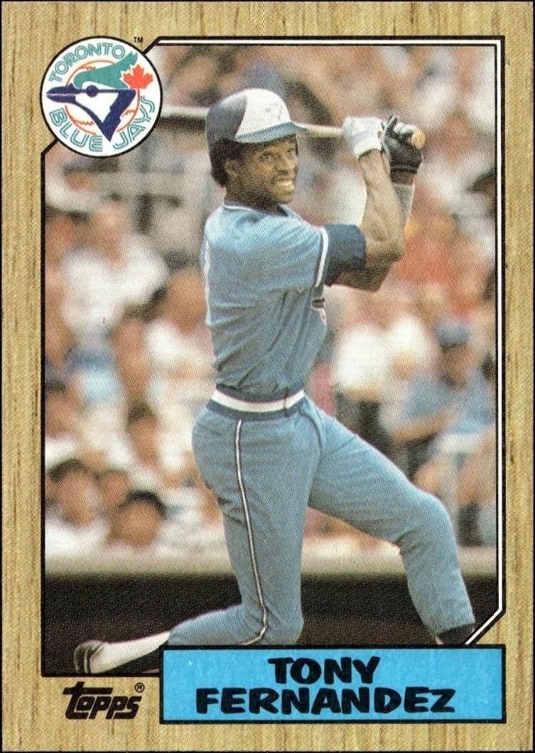 1987 Topps Tony Fernandez #485 trading card