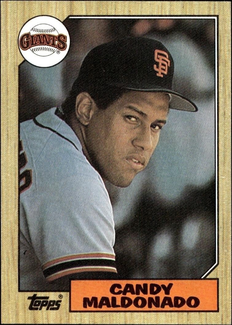 1987 Topps Candy Maldonado #335 trading card