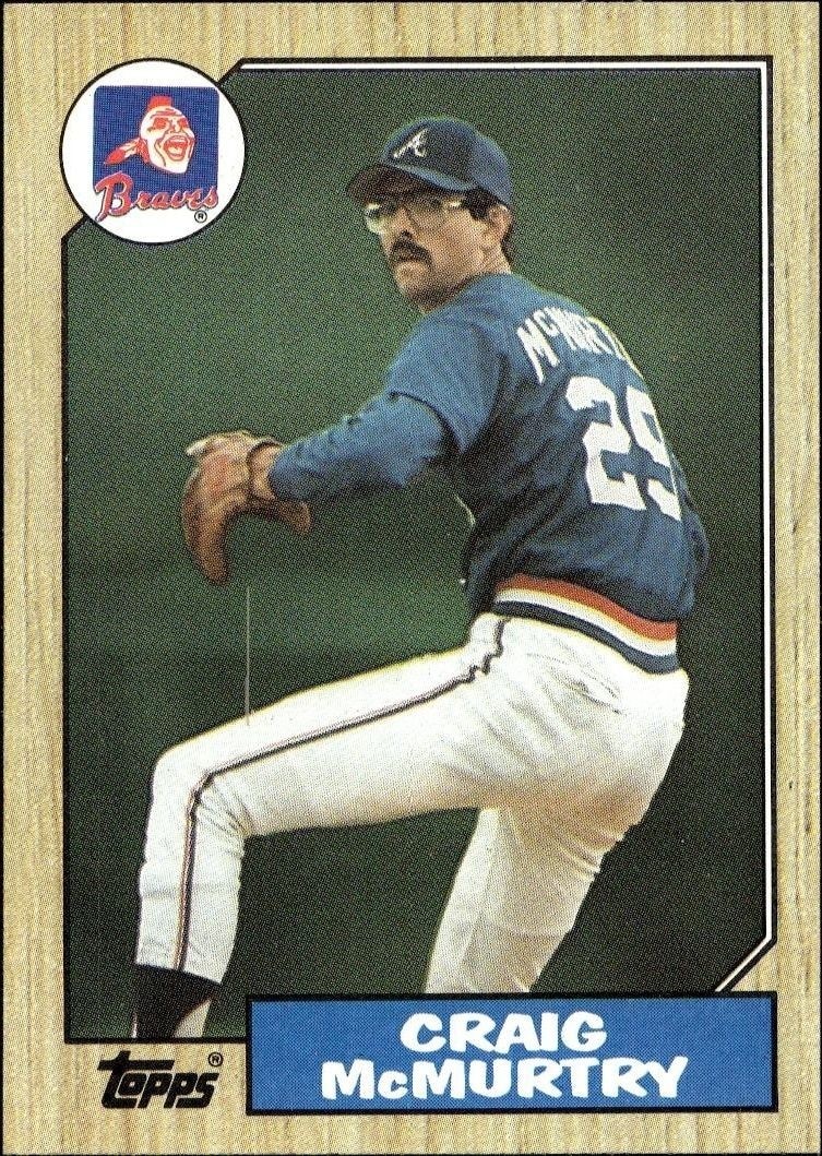 1987 Topps Craig McMurtry #461 baseball trading card front