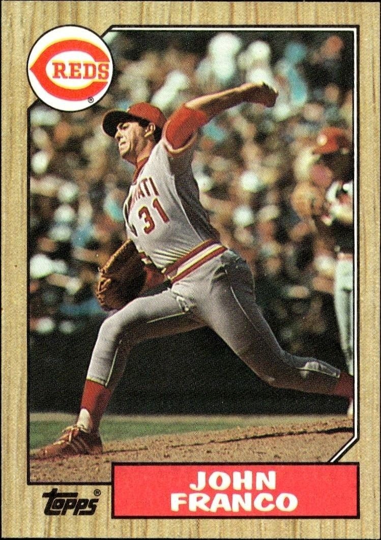 1987 Topps John Franco #305 trading card