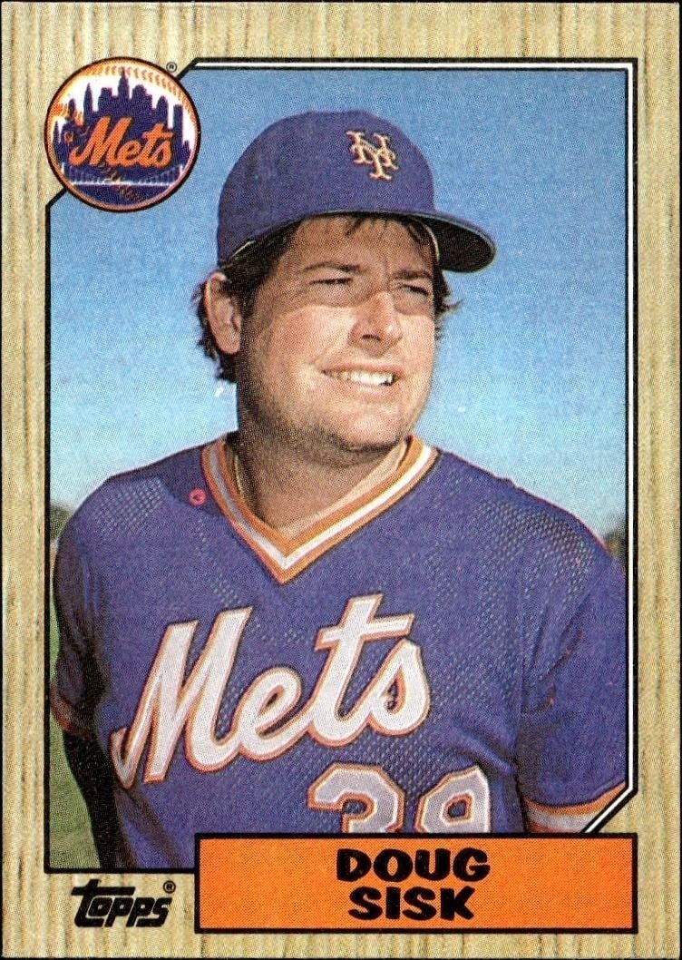1987 Topps Doug Sisk #404 trading card