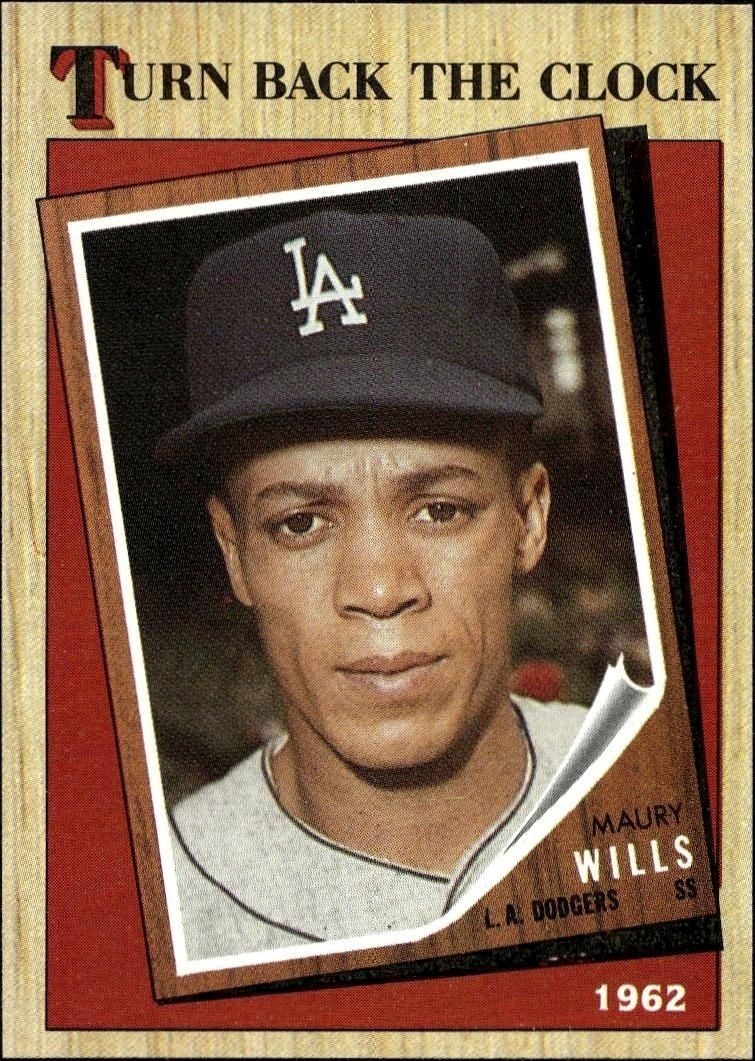 1987 Topps Maury Wills #315 trading card
