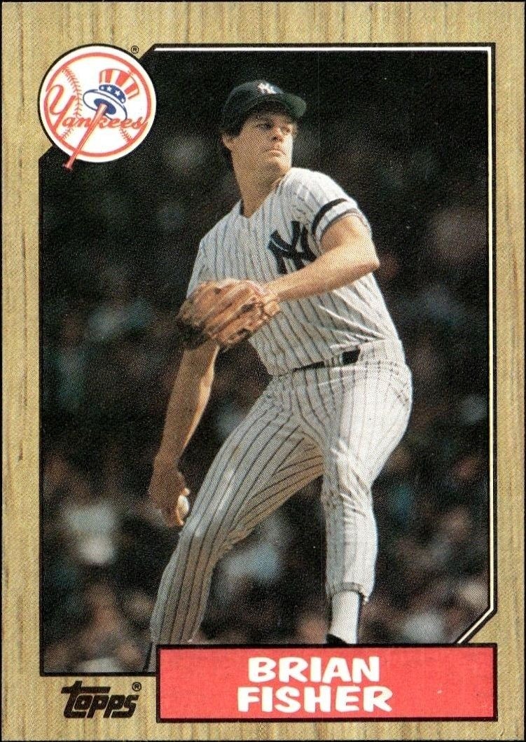 1987 Topps Brian Fisher #316 trading card