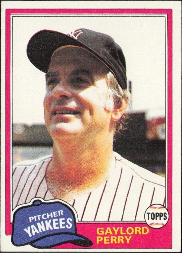 1981 Topps Gaylord Perry #582 trading card
