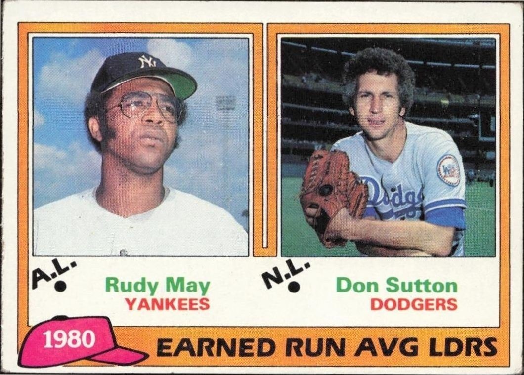 1981 Topps Rudy May #7 trading card