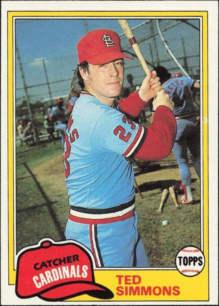 1981 Topps Ted Simmons #705 trading card