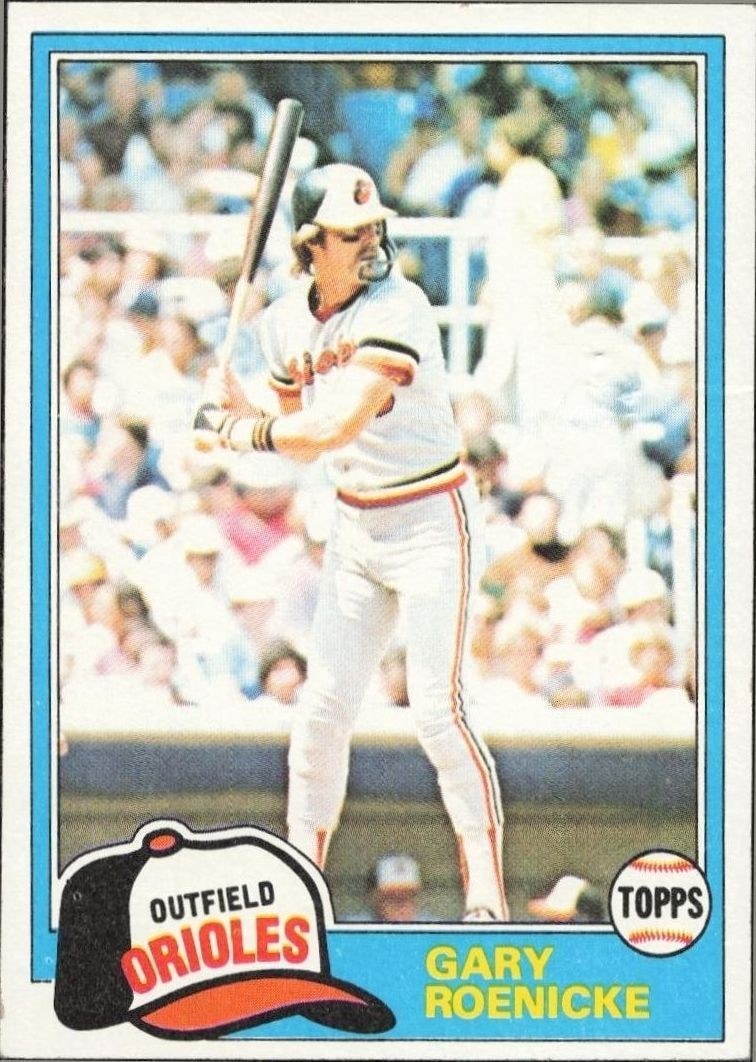 1981 Topps Gary Roenicke #37 trading card