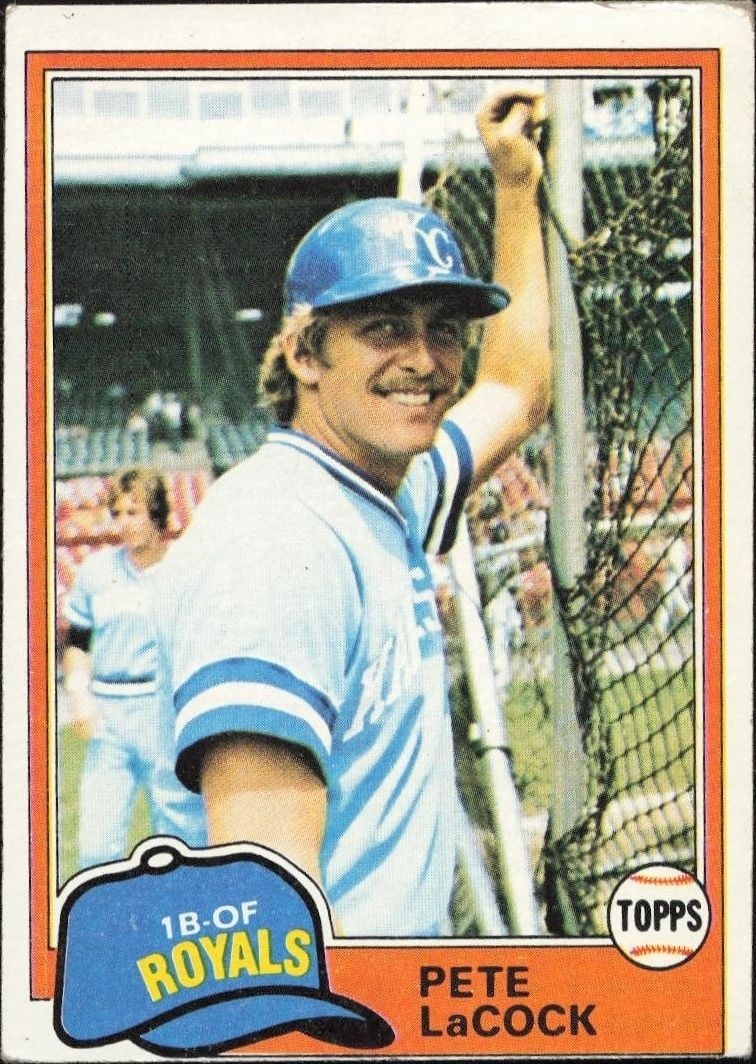 1981 Topps Pete LaCock #9 trading card