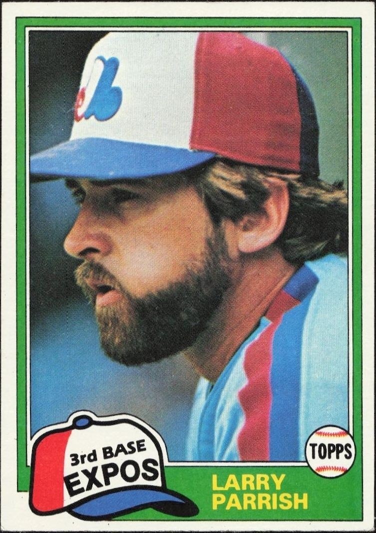 1981 Topps Larry Parrish #15 trading card