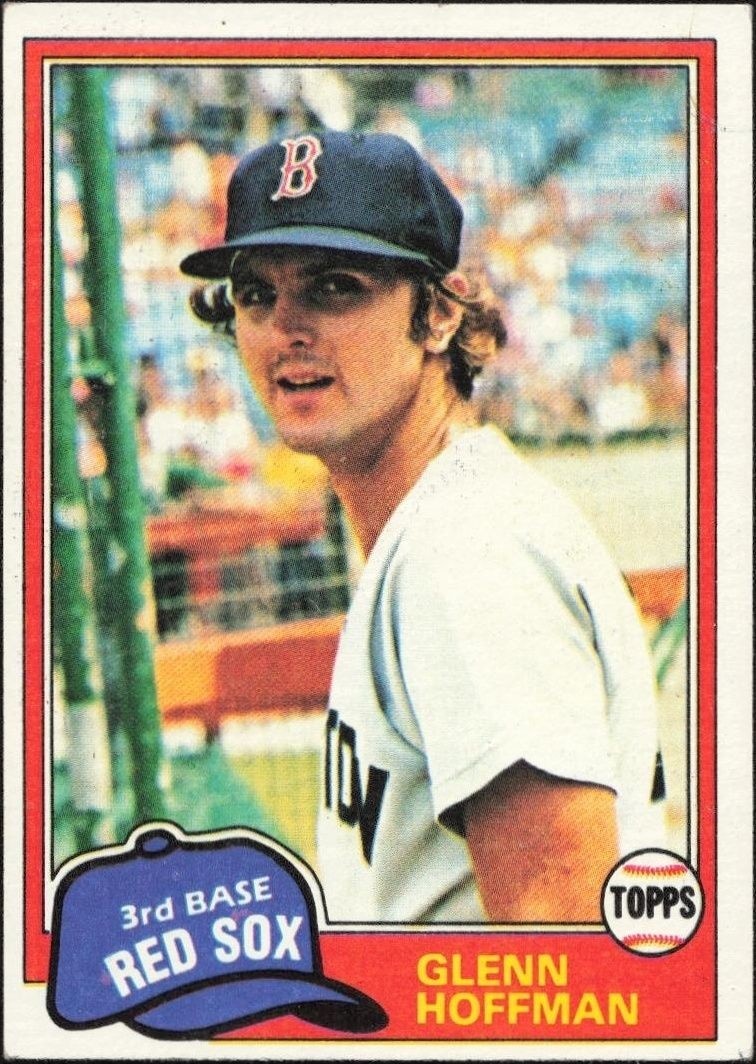 1981 Topps Glenn Hoffman #349 trading card