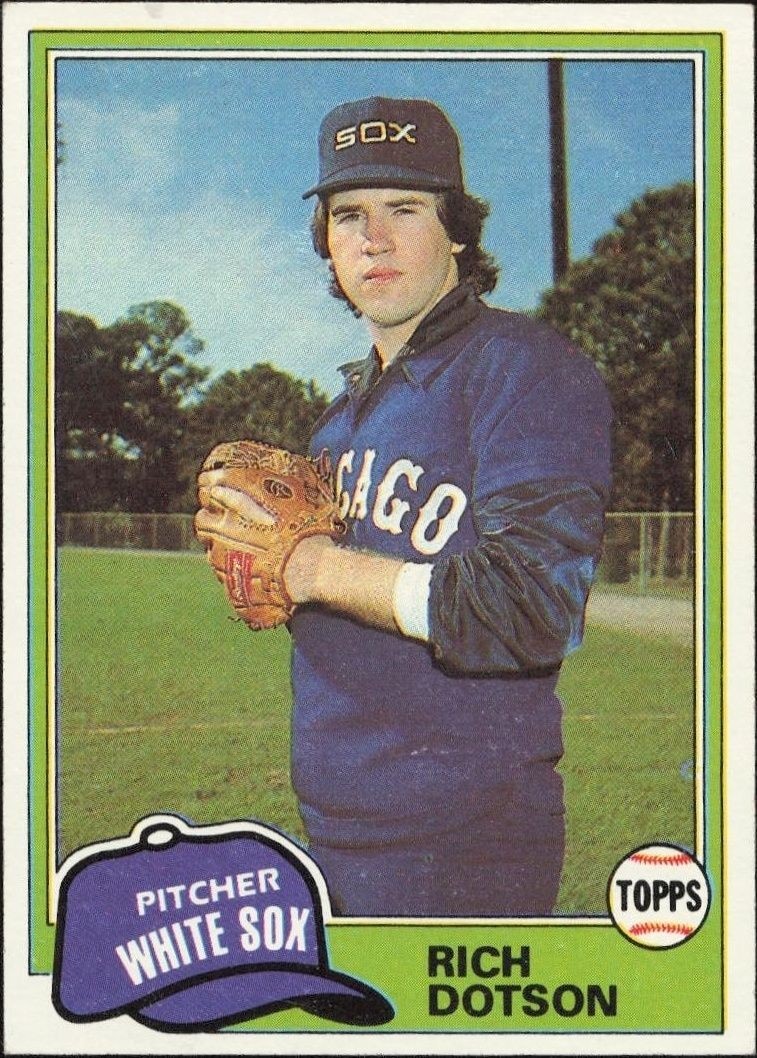 1981 Topps Rich Dotson #138 trading card