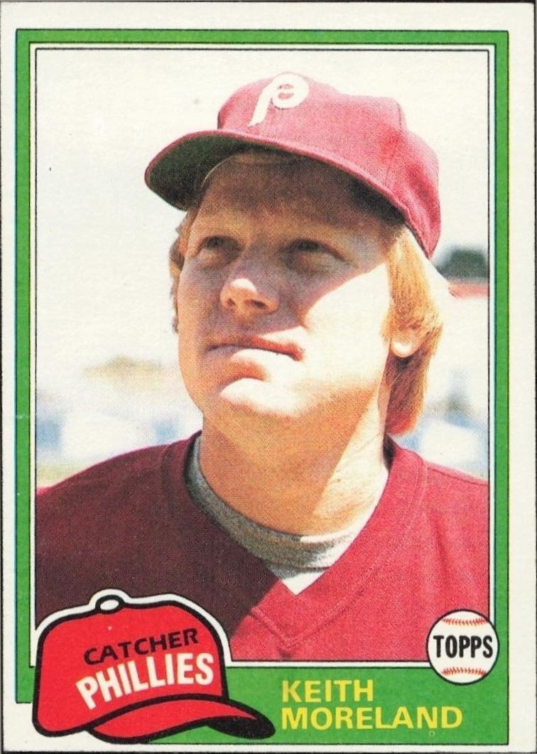 1981 Topps Keith Moreland #131 trading card