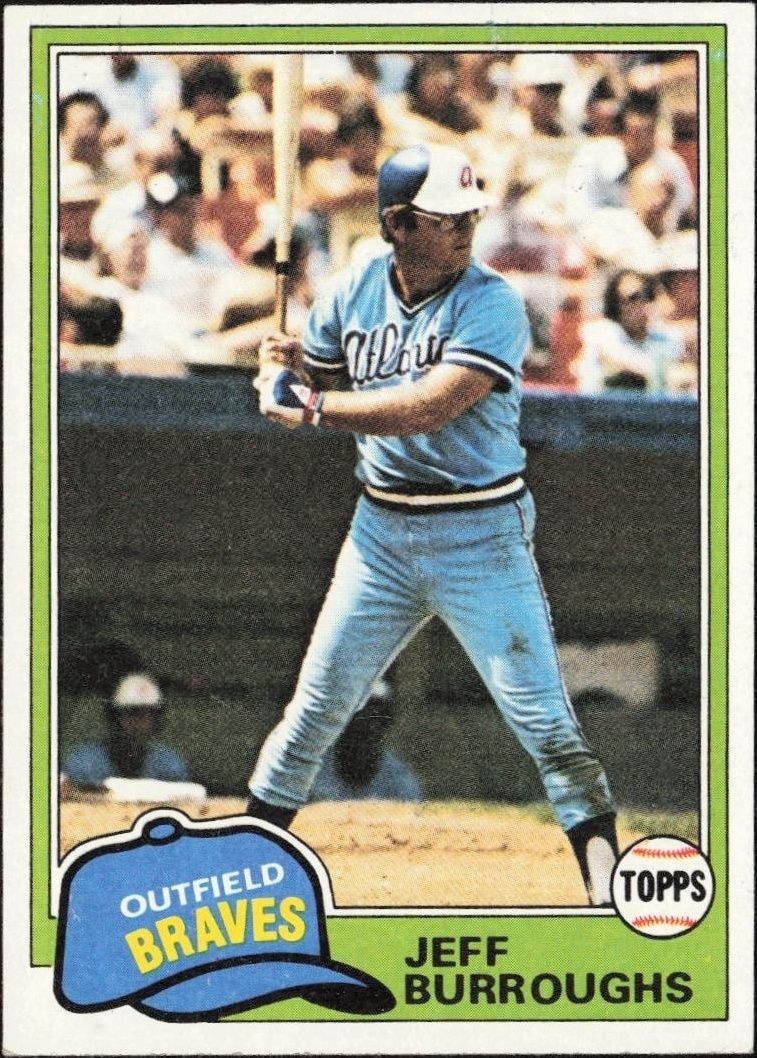 1981 Topps Jeff Burroughs #20 trading card