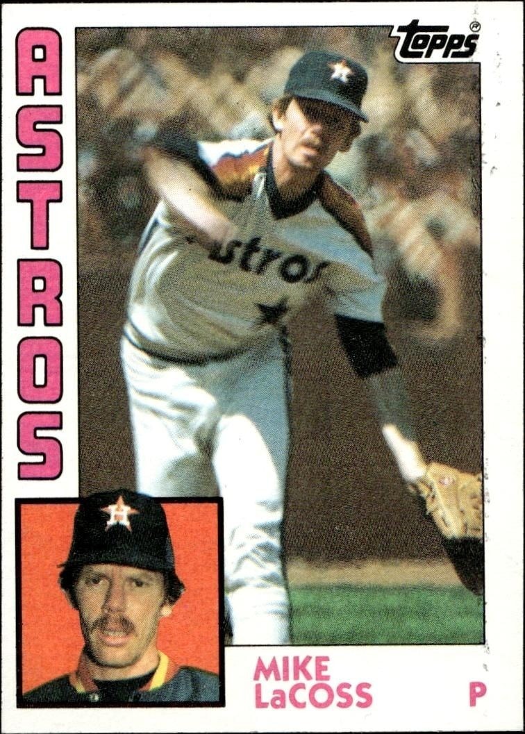 1984 Topps Mike LaCoss #507 trading card