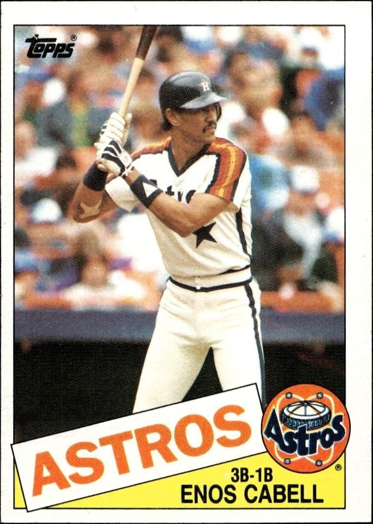 1985 Topps Enos Cabell #786 trading card
