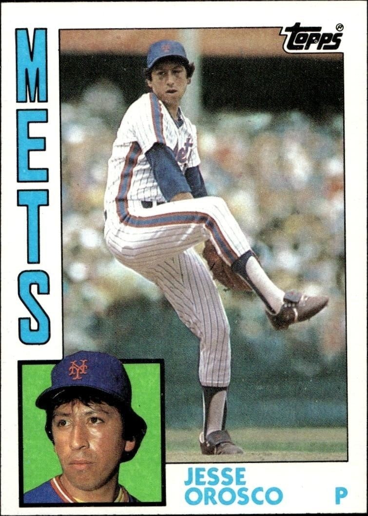 1984 Topps Jesse Orosco #54 trading card