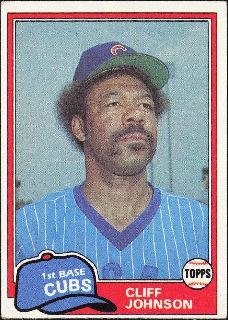1981 Topps Cliff Johnson #17 trading card