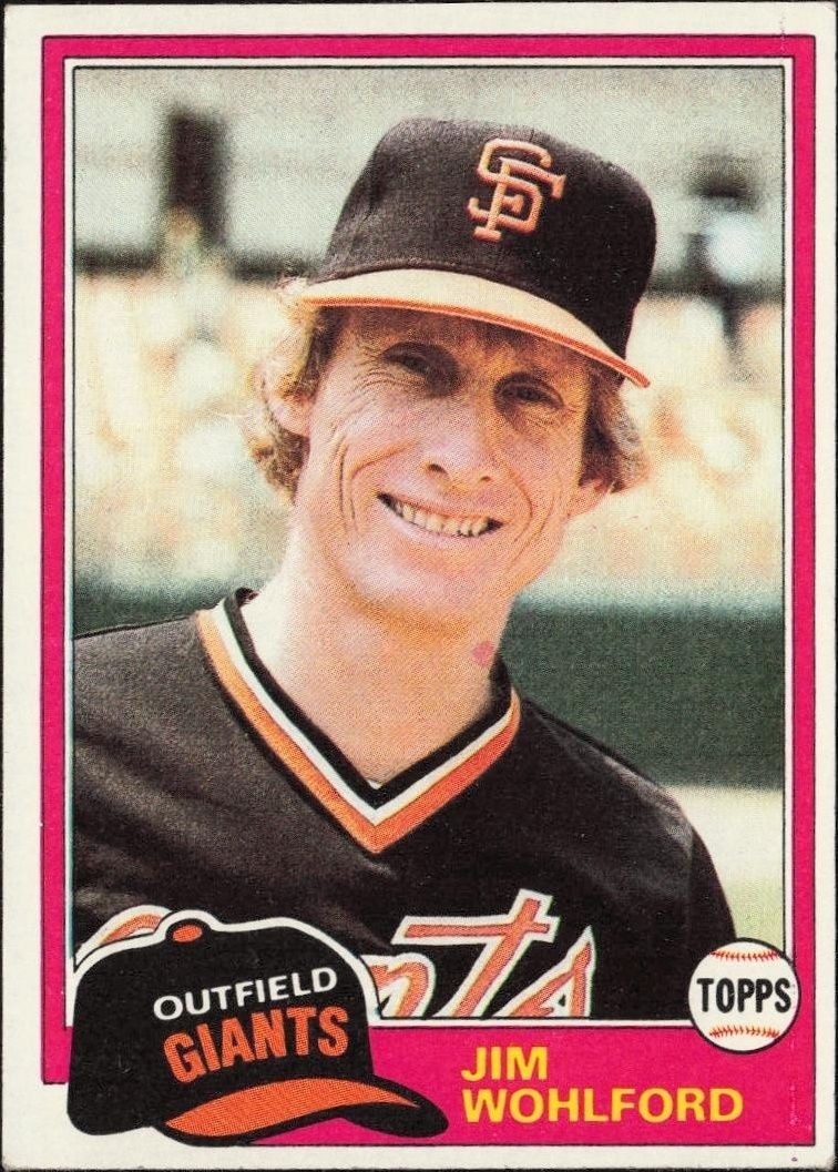 1981 Topps Jim Wohlford #11 trading card