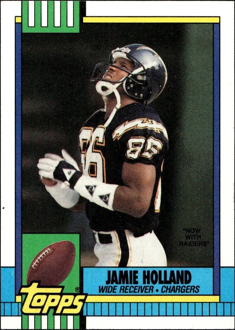 1990 Topps Jamie Holland #398 trading card