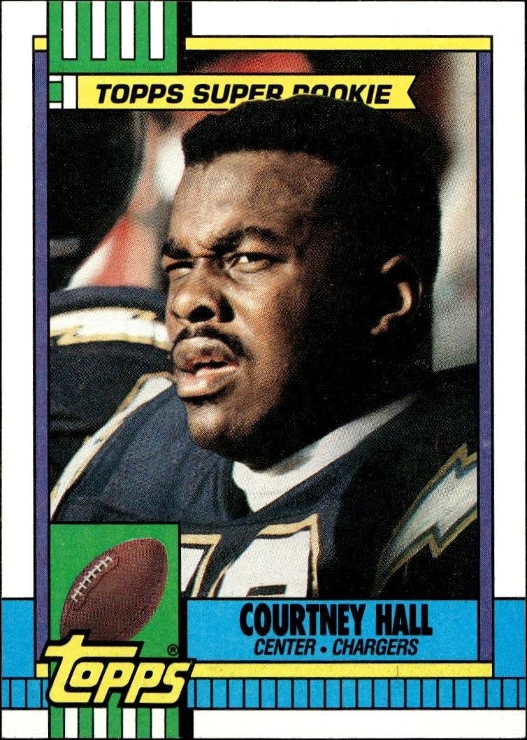 1990 Topps Courtney Hall #388 trading card