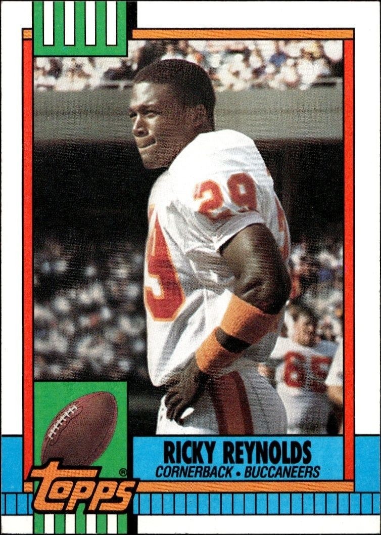 1990 Topps Ricky Reynolds #411 trading card