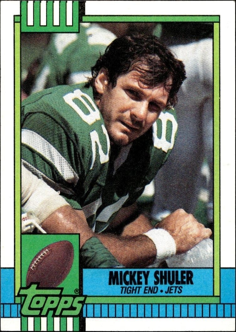 1990 Topps Mickey Shuler #460 trading card