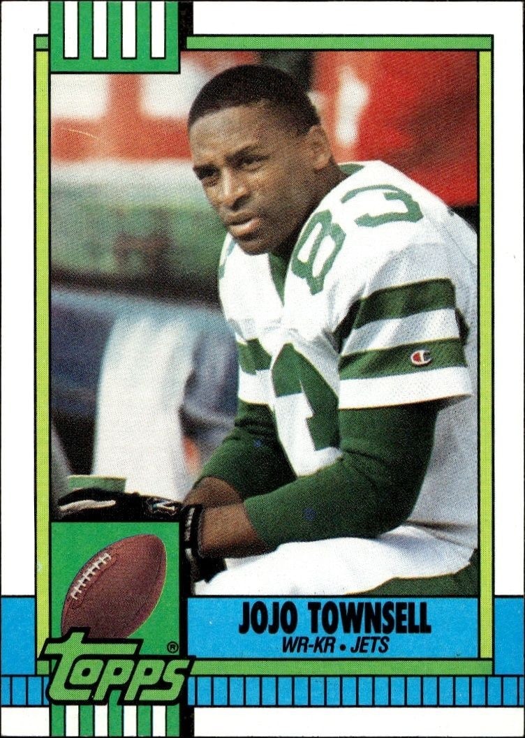 1990 Topps Jo Jo Townsell #455 trading card