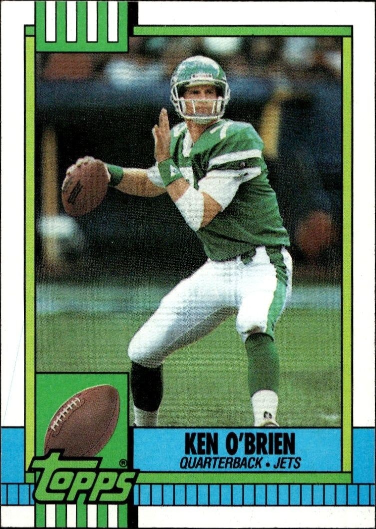 1990 Topps Ken O'Brien #453 trading card