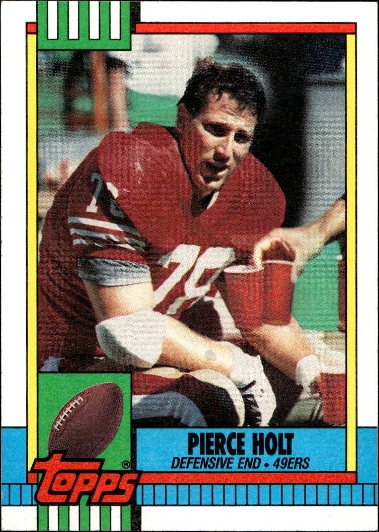 1990 Topps Pierce Holt #18 trading card