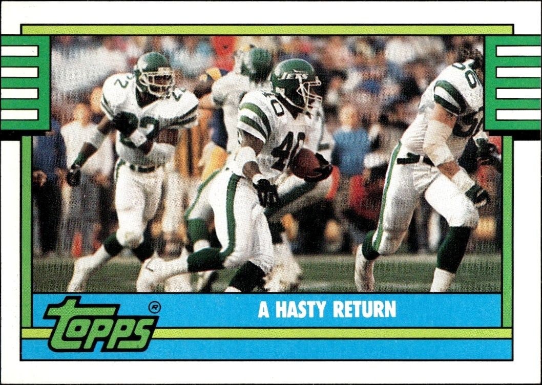 1990 Topps A Hasty Return #517 trading card