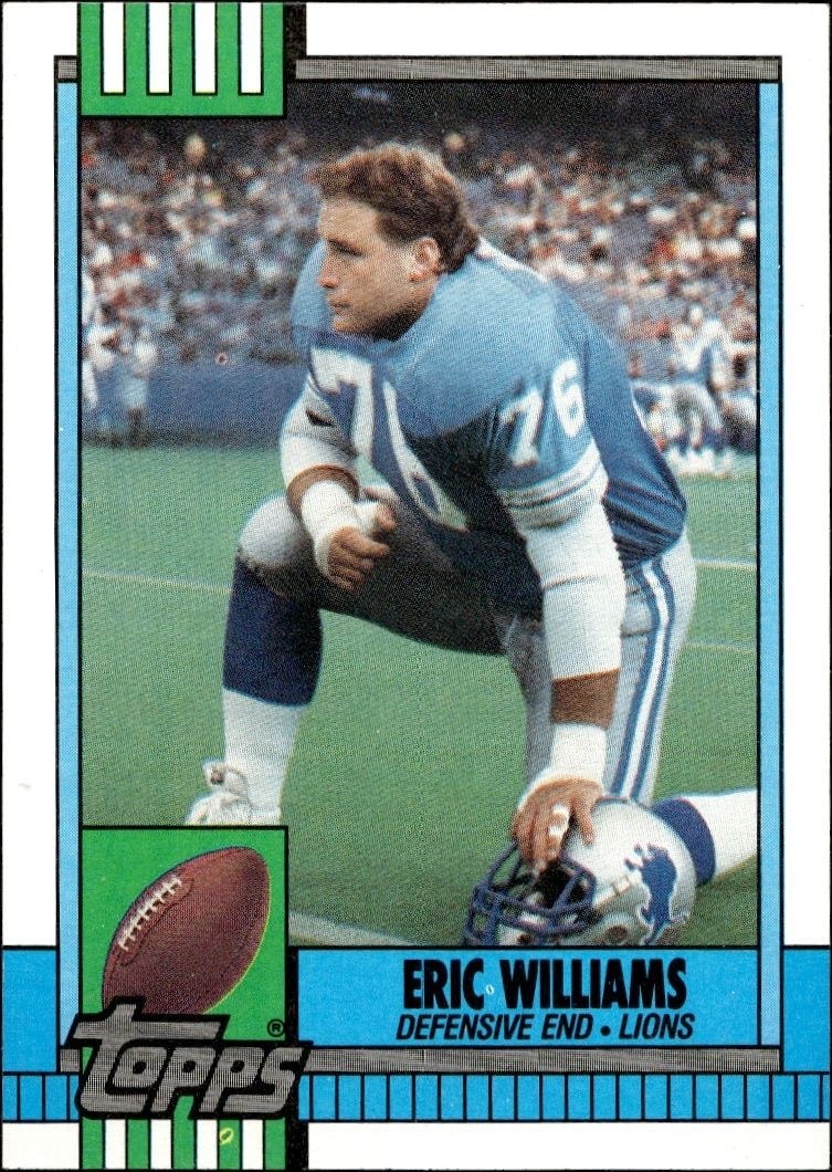 1990 Topps Eric Williams #357 trading card