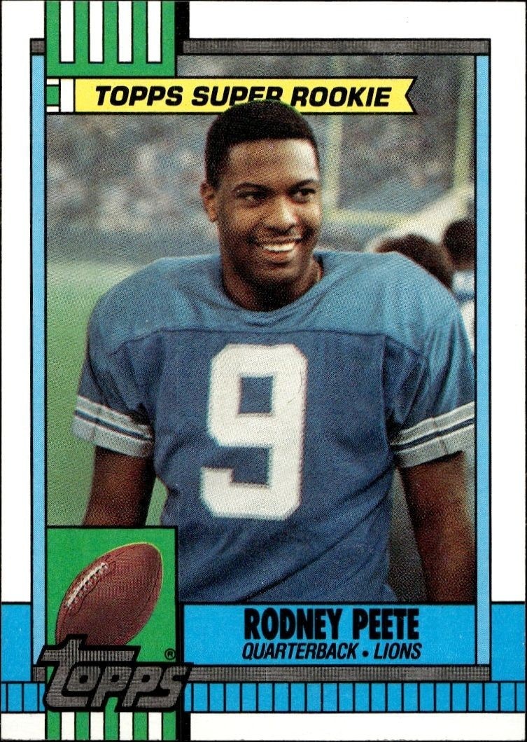 1990 Topps Rodney Peete #351 trading card