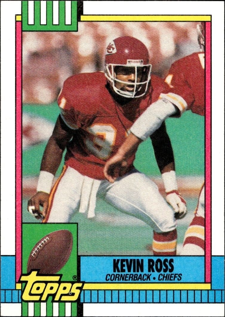 1990 Topps Kevin Ross #256 trading card
