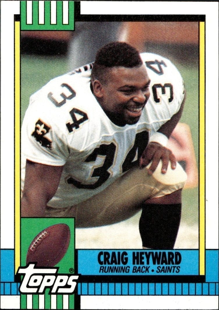 1990 Topps Craig Heyward #243 trading card