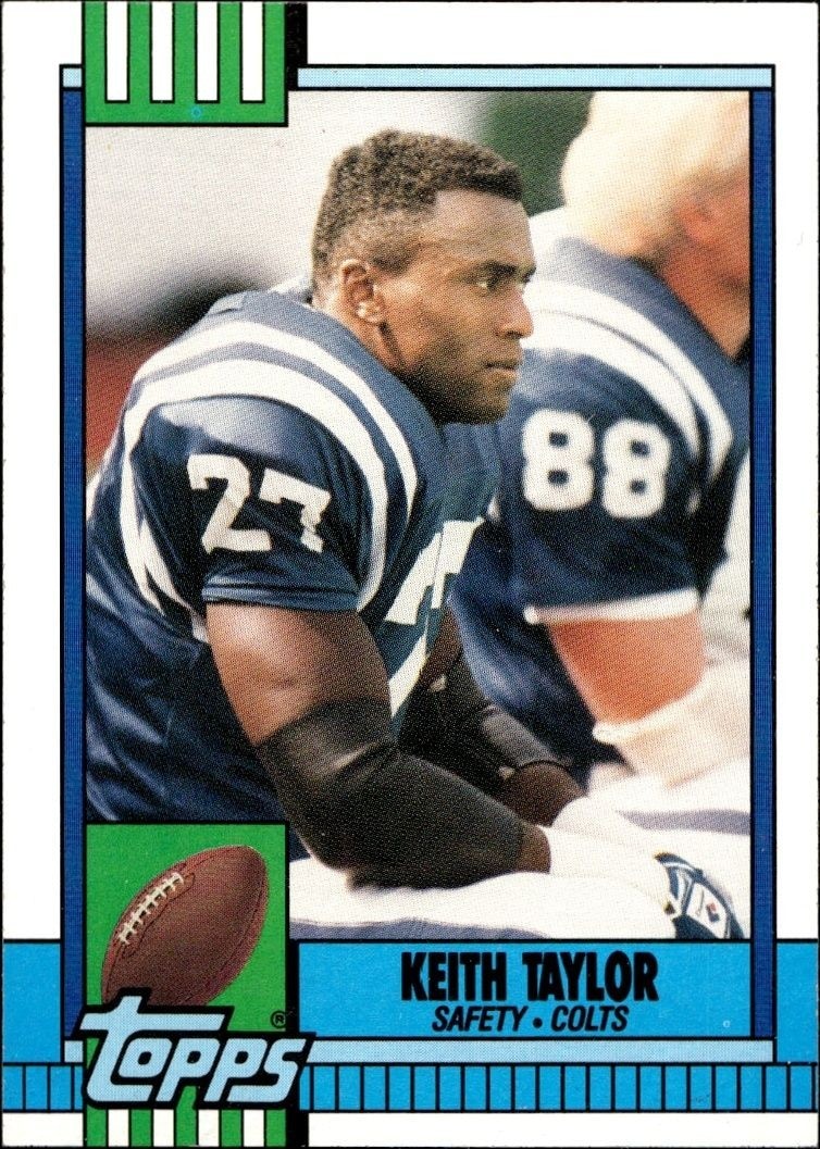 1990 Topps Keith Taylor #302 trading card