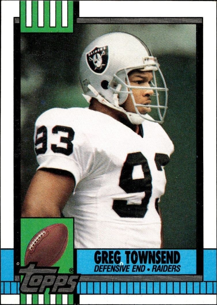 1990 Topps Greg Townsend #290 trading card