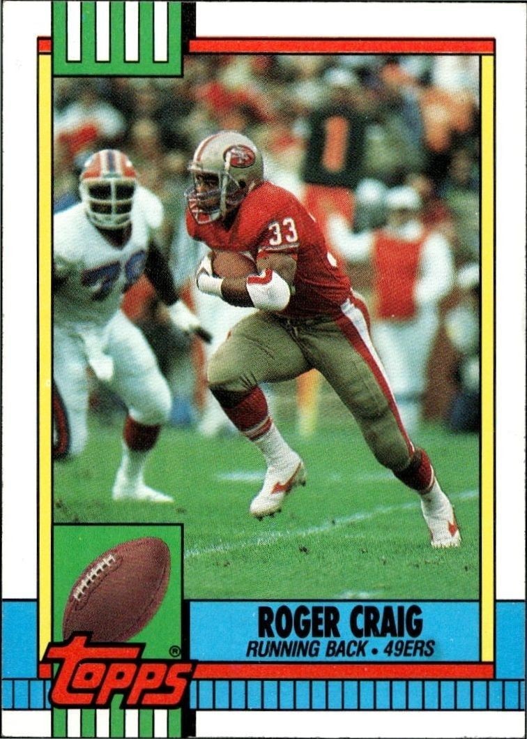 1990 Topps Roger Craig #12 trading card