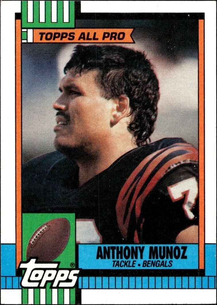 1990 Topps Anthony Munoz #278 trading card
