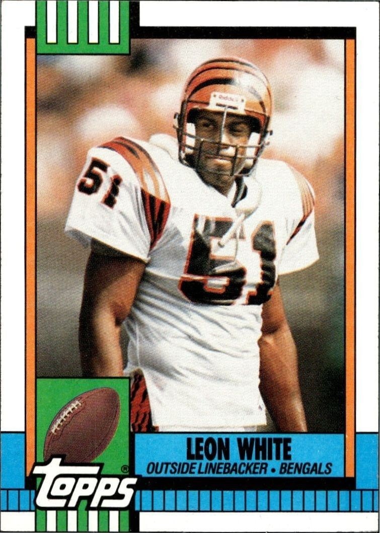 1990 Topps Leon White #267 trading card