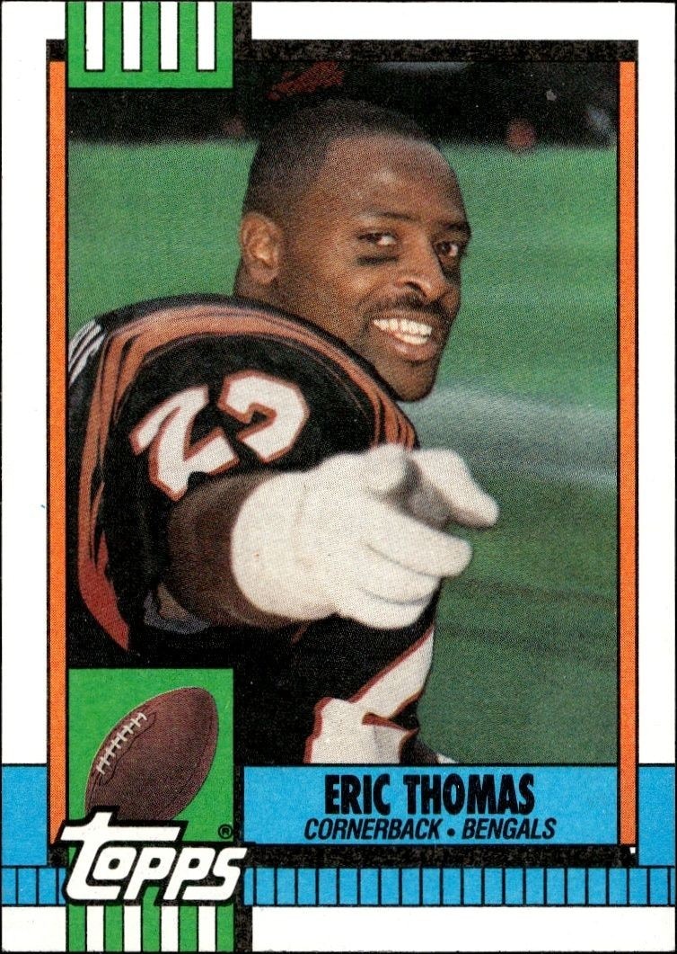 1990 Topps Eric Thomas #265 trading card