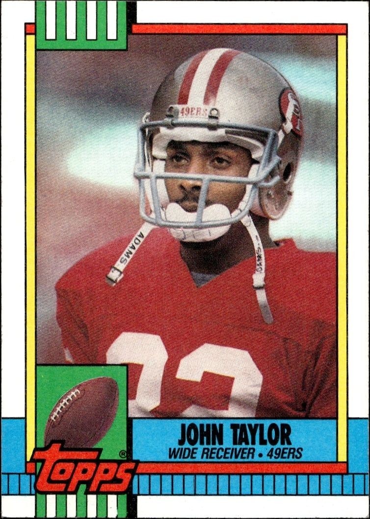 1990 Topps John Taylor #10 trading card