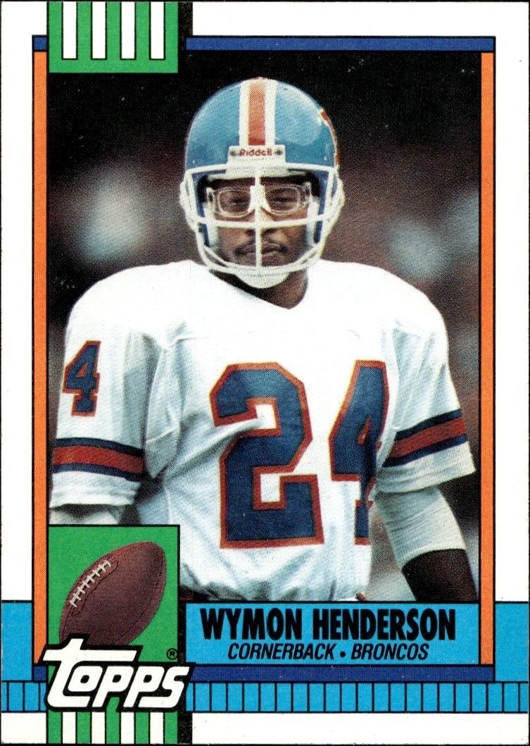 1990 Topps Wymon Henderson #43 trading card