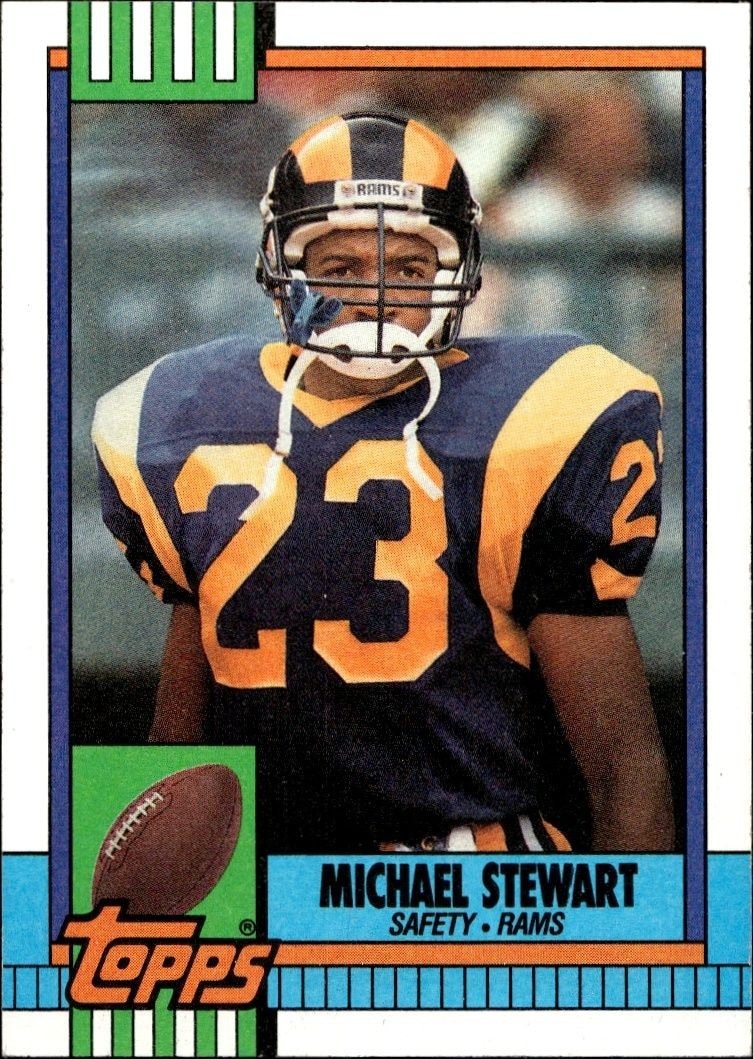 1990 Topps Michael Stewart #83 trading card